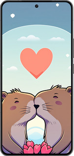Силиконовый чехол Капибара любовь для Vivo IQOO 13 - 6027u-3913 изображение 