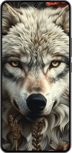 Силиконовый чехол Волчий взгляд для Vivo IQOO 13 - 6066u-3913 изображение 