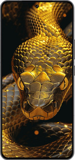 Силиконовый чехол Golden snake для Vivo IQOO 13 - 6072u-3913 изображение 