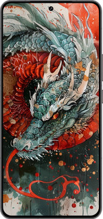 Силиконовый чехол Стихия огня для Vivo IQOO 13 - 6101u-3913 изображение 