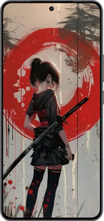 Силиконовый чехол Сумерки воина: Танец с катаной для Vivo IQOO 13 - 6123u-3913 изображение 