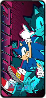 Силиконовый чехол Соник для Vivo IQOO 13 - 6284u-3913 изображение 