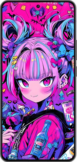 Силиконовый чехол Аниме милаха для Vivo IQOO 13 - 6314u-3913 изображение 