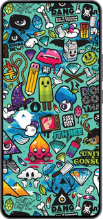 Силиконовый чехол Стикер бомбинг 1 для Vivo IQOO 13 - 693u-3913 изображение 