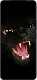 Силиконовый чехол Чёрная кошка для Vivo IQOO 13 - 932u-3913 изображение 