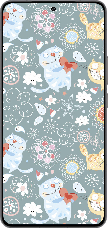 Силиконовый чехол Котята v3 для Vivo IQOO 13 - 1223u-3913 изображение 