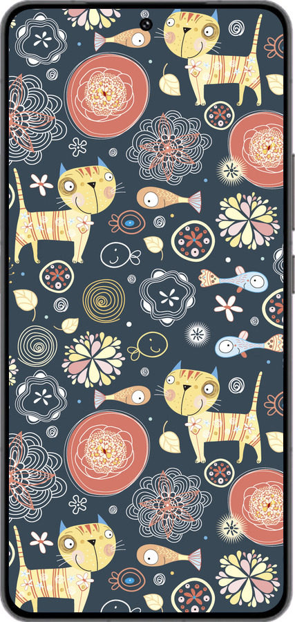 Силиконовый чехол Котята v4 для Vivo IQOO 13 - 1224u-3913 изображение 