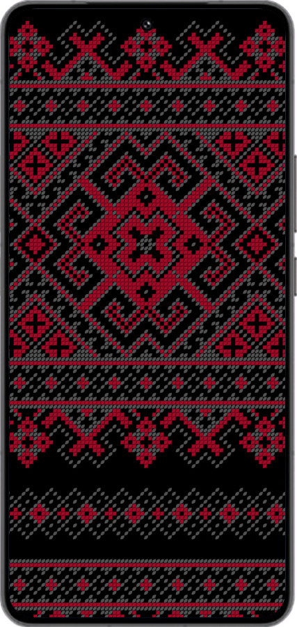 Силиконовый чехол Вышиванка 52 для Vivo IQOO 13 - 1763u-3913 изображение 