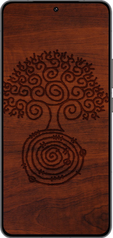 Силиконовый чехол Узор дерева для Vivo IQOO 13 - 4119u-3913 изображение 