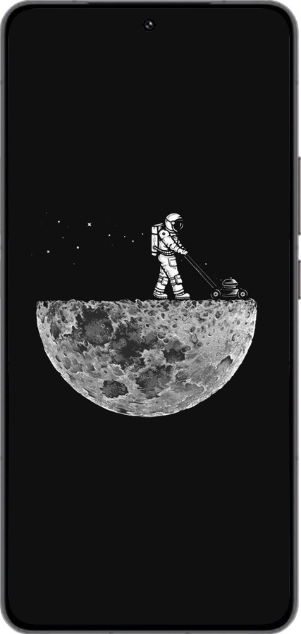 Силиконовый чехол Moon in dark для Vivo IQOO 13 - 4176u-3913 изображение 