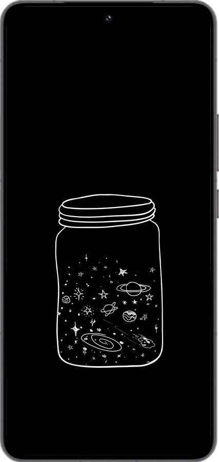 Силиконовый чехол Космос в банке для Vivo IQOO 13 - 4297u-3913 изображение 