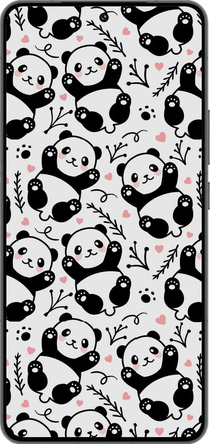 Силиконовый чехол Панды для Vivo IQOO 13 - 4318u-3913 изображение 