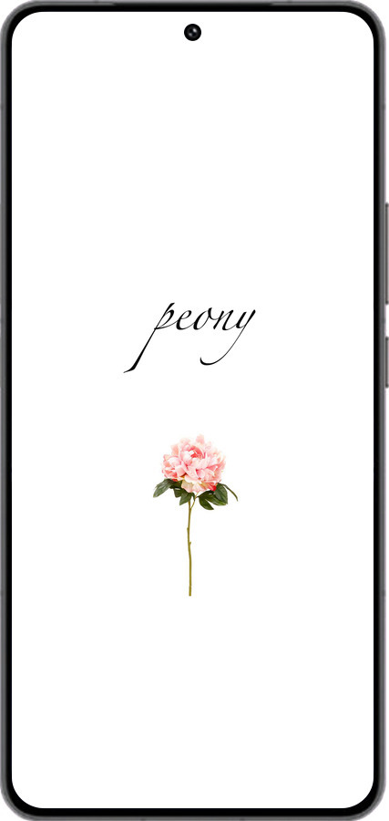 Силиконовый чехол Пион для Vivo IQOO 13 - 4366u-3913 изображение 