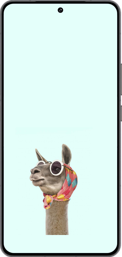 Силіконовий чехол Модна лама для Vivo IQOO 13 - 4479u-3913 изображение 