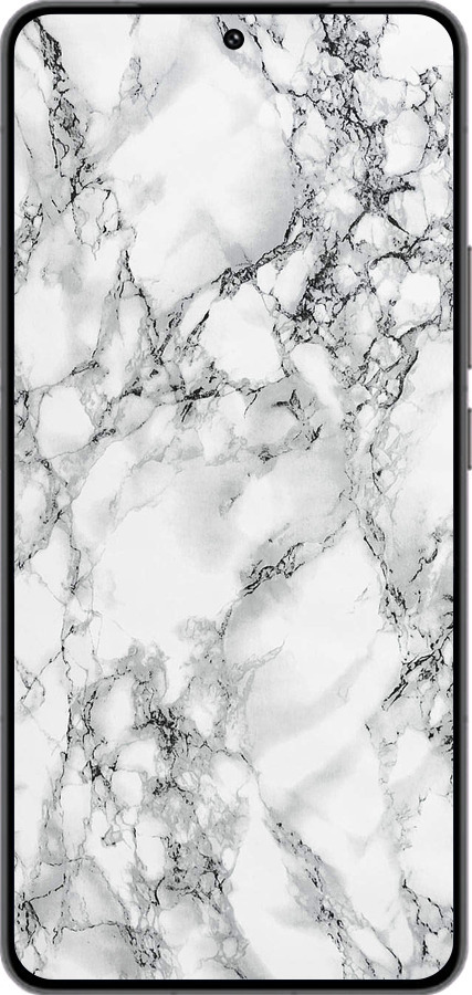 Силиконовый чехол Мрамор белый для Vivo IQOO 13 - 4480u-3913 изображение 