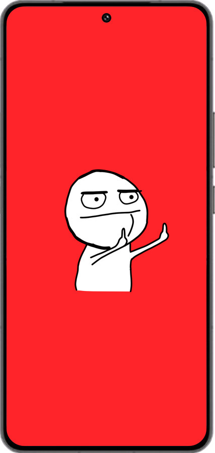 Силиконовый чехол Мем для Vivo IQOO 13 - 4578u-3913 изображение 