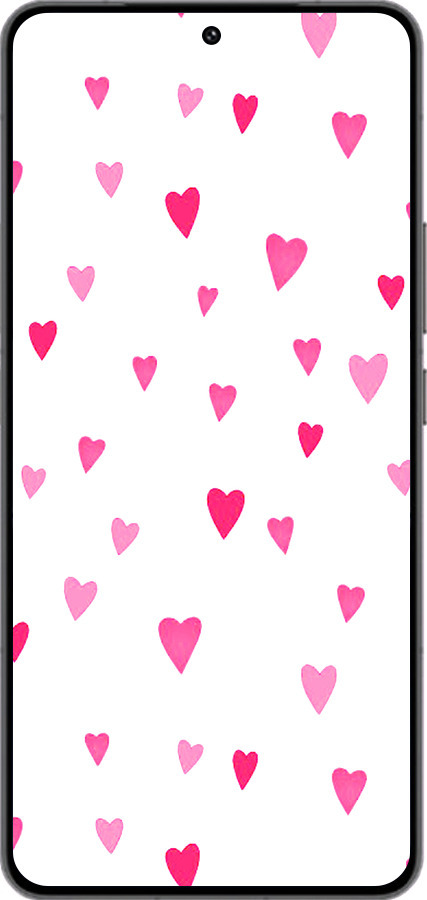 Силиконовый чехол Сердечки 2 для Vivo IQOO 13 - 4763u-3913 изображение 