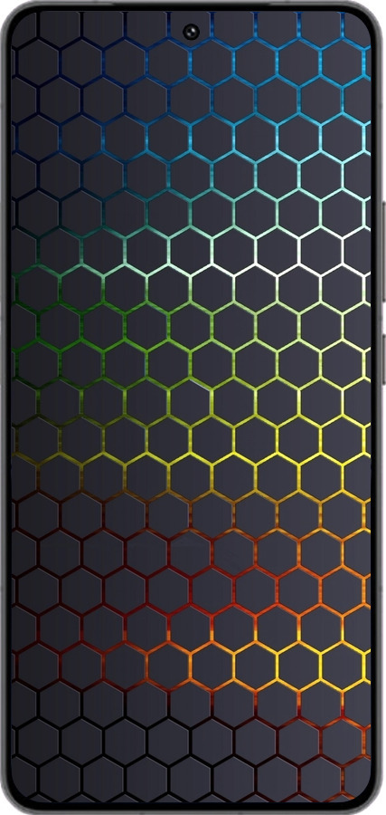 Силиконовый чехол Переливающиеся соты для Vivo IQOO 13 - 498u-3913 изображение 