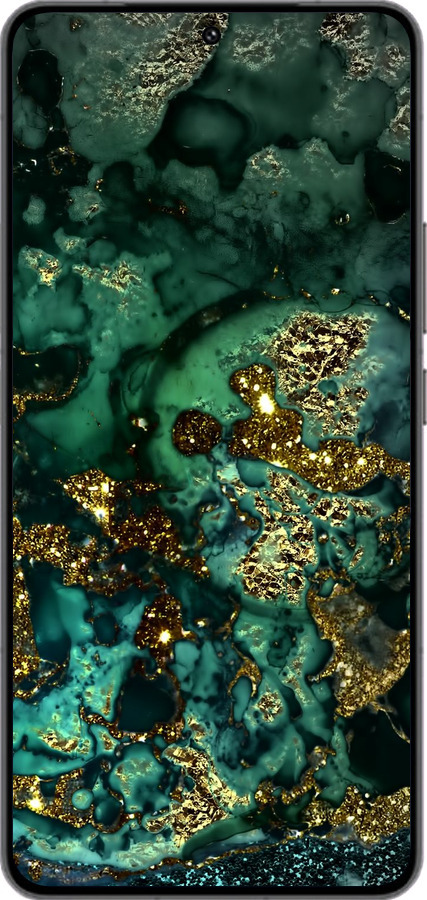 Силиконовый чехол Мрамор золото богатство для Vivo IQOO 13 - 5419u-3913 изображение 