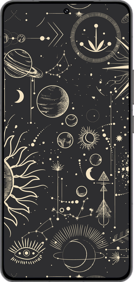 Силиконовый чехол Фаза луны для Vivo IQOO 13 - 5605u-3913 изображение 