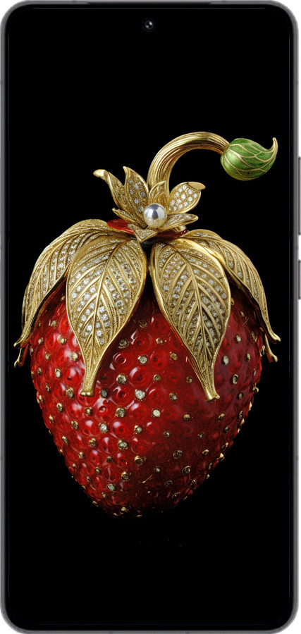 Силиконовый чехол Клубника v3 для Vivo IQOO 13 - 5638u-3913 изображение 