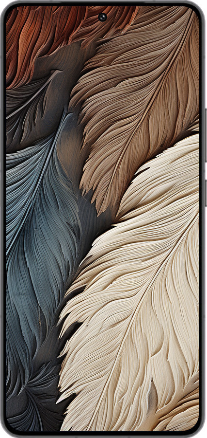 Силиконовый чехол Листья в стиле бохо для Vivo IQOO 13 - 5643u-3913 изображение 