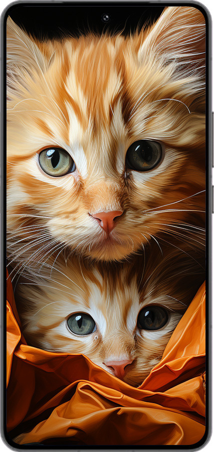 Силиконовый чехол Котики 2 для Vivo IQOO 13 - 5664u-3913 изображение 