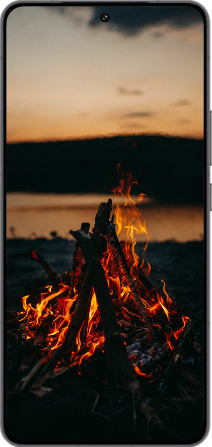 Силиконовый чехол Огонь для Vivo IQOO 13 - 6021u-3913 изображение 