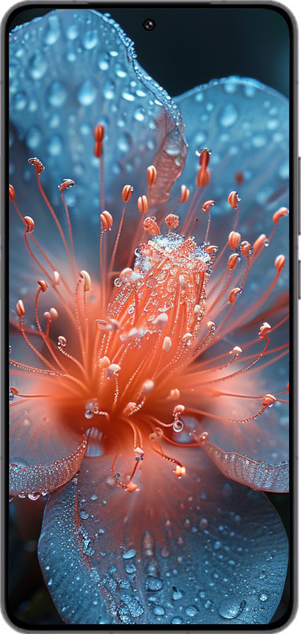 Силиконовый чехол Роса на цветке для Vivo IQOO 13 - 6039u-3913 изображение 