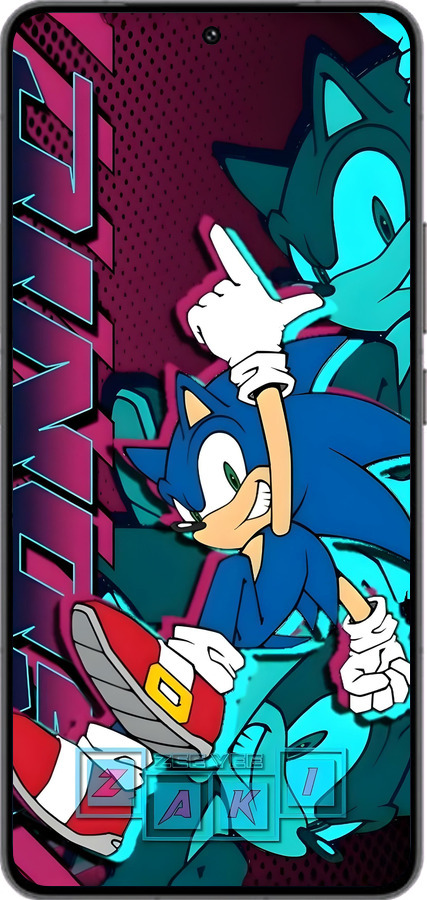 Силиконовый чехол Соник для Vivo IQOO 13 - 6284u-3913 изображение 