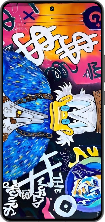 Силіконовий чехол Скрудж 2 для Vivo IQOO 13 - 6285u-3913 изображение 