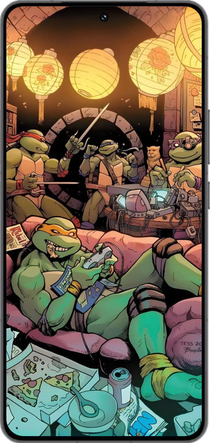 Силиконовый чехол Черепашки нинзя для Vivo IQOO 13 - 6346u-3913 изображение 