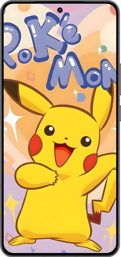 Силиконовый чехол Пикачу для Vivo IQOO 13 - 6383u-3913 изображение 