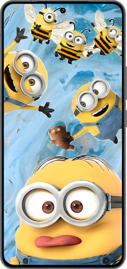 Силиконовый чехол Миньоны для Vivo IQOO 13 - 6386u-3913 изображение 