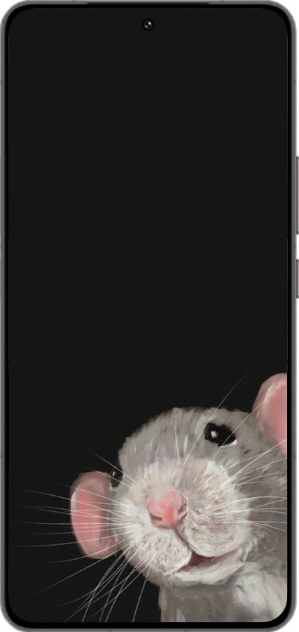 Силиконовый чехол The Peeking Rat для Vivo IQOO 13 - 6442u-3913 изображение 