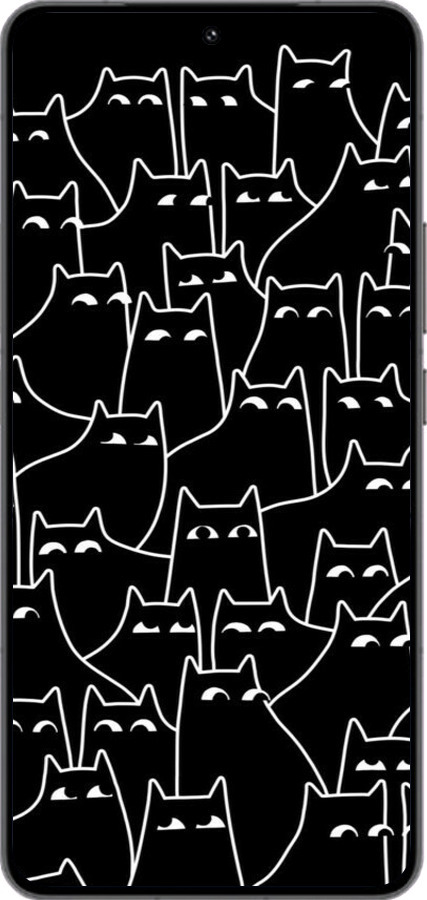 Силиконовый чехол С изображением кошек для Vivo IQOO 13 - 6470u-3913 изображение 