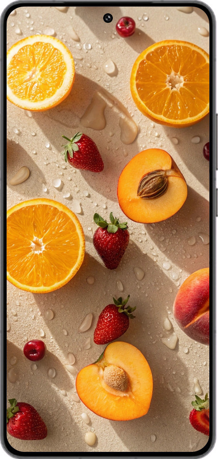 Силиконовый чехол Фрукты 3 для Vivo IQOO 13 - 6703u-3913 изображение 