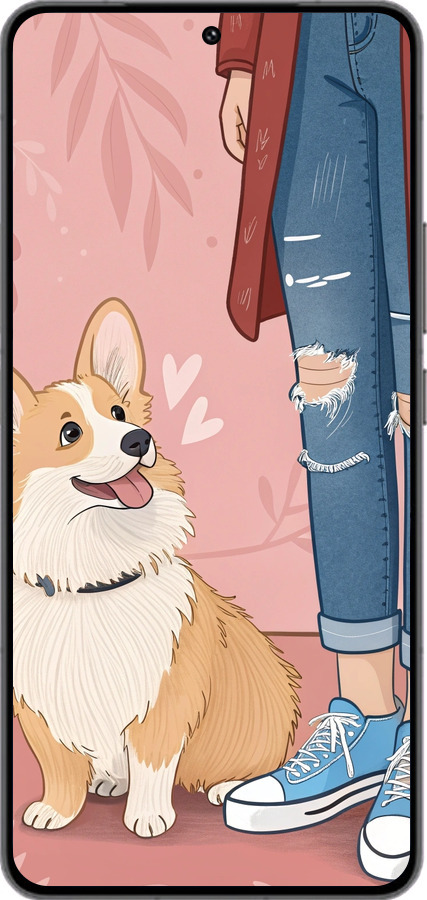 Силиконовый чехол Корги 3 для Vivo IQOO 13 - 6707u-3913 изображение 