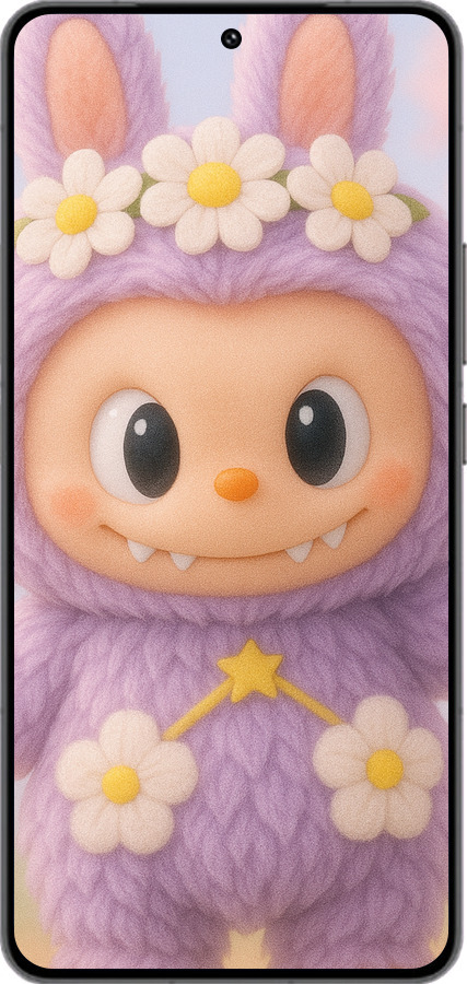 Силиконовый чехол Лабубу 1 для Vivo IQOO 13 - 6709u-3913 изображение 