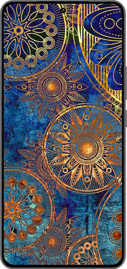 Силиконовый чехол Золотой узор для Vivo IQOO 13 - 678u-3913 изображение 