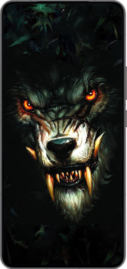 Силиконовый чехол Дьявольский волк для Vivo IQOO 13 - 833u-3913 изображение 