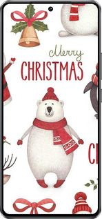 Силиконовый чехол Merry Christmas для Vivo IQOO Neo 10 5G - 4106u-3920 изображение 