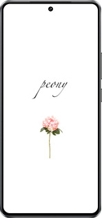 Силиконовый чехол Пион для Vivo Y300 GT 5G - 4366u-4151 изображение 