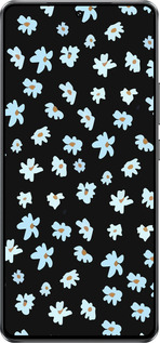 Силиконовый чехол Цветочный для Vivo Y300 GT 5G - 4900u-4151 изображение 