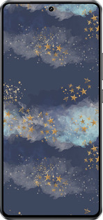 Силиконовый чехол Ночь золотые звезды для Vivo IQOO Neo 10 5G - 5421u-3920 изображение 