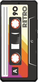 Силиконовый чехол Кассета с90 v4 для Vivo iQOO Z10 Turbo - 5532u-4150 изображение 