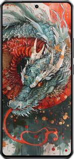 Силиконовый чехол Стихия огня для Vivo iQOO Z10 Turbo - 6101u-4150 изображение 