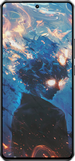 Силиконовый чехол Сатору Годжо для Vivo Y300 GT 5G - 6129u-4151 изображение 