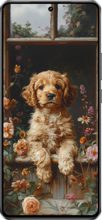 Силиконовый чехол Щенок cocker spaniel для Vivo Y300 GT 5G - 6136u-4151 изображение 