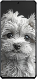 Силиконовый чехол Мальтипу на чорном фоне для Vivo iQOO Z10 Turbo - 6156u-4150 изображение 